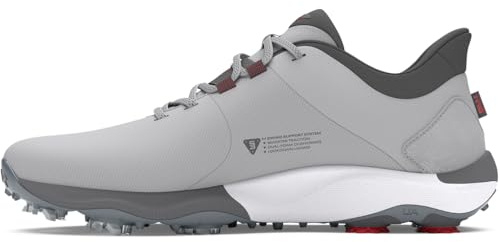 Under Armour Herren Drive Pro Wide Golfschuh, (102) Mod Gray/Castlerock/Castlerock, 41 EU Weit