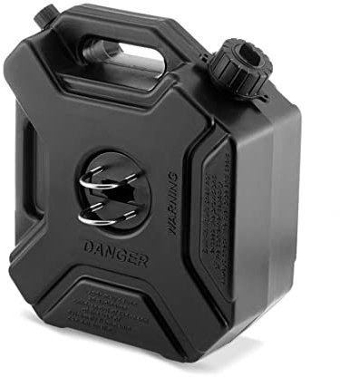 Bidon de gasolina 5L para Triumph Tiger Explorer/XC/XR con soporte JC8 negro