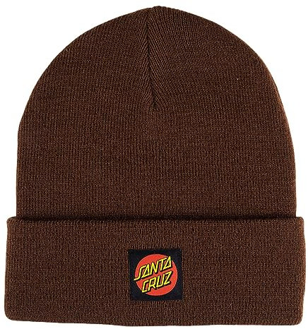 Santa Cruz Classic Label Beanie, Vollkorn, Einheitsgröße