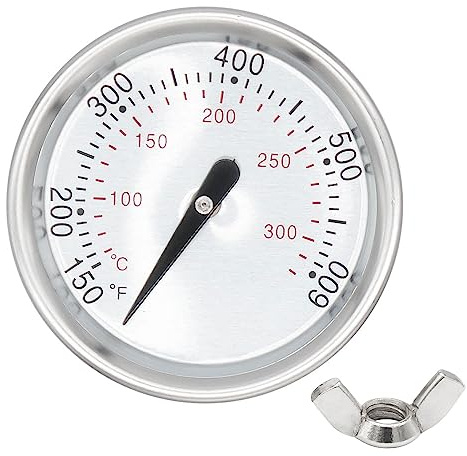 GLOWYE 60540/7581 Grill Thermometer for Weber Spirit 2, Q Series and Charcoal Grills, Replacement for Weber Spirit E/S 210, 220, 310 Gas Grills, BBQ Temperature Gauge, 1-13/16 Dia