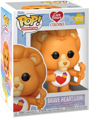Funko Pop! TV: CB Cousins - Brave Heart Lion - Care Bears - Vinyl-Sammelfigur - Geschenkidee - Offizielle Handelswaren - Spielzeug Für Kinder und Erwachsene - TV Fans - Modellfigur Für Sammler