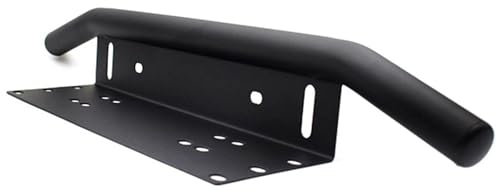 Headerbs Auto-Spot-Lichthalterung, Auto-Front-Kennzeichen-Montagehalterung, Schwarz, Universelle Passform, LED-Scheinwerfer-Halterung für den Frontgrill für Autos