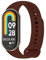OcioDual Correa de Recambio Compatible con Xiaomi Mi Band 8, de color Borgoña, Pulsera de Repuesto de Silicona Suave Flexible Sport Goma Transpirable