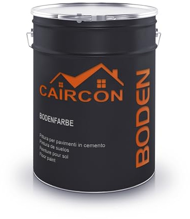 CAIRCON Peinture sol pour béton - Antidérapant, imperméable, flexible - Terre cuite 2,5L