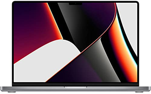 2021 Apple MacBook Pro mit Apple M1 Max Chip (16 Zoll, 32GB RAM, 1TB SSD Speicher) (AZERTY French) Space Grau (Generalüberholt)
