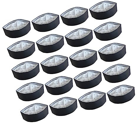 TINEASUR 20 Piezas Sombrero De Cocinero Mini Alimentos Repostero Gorro Suministros De Cocina Cocinar Sombrero De Cocina para Hornear No Desechable De Los Hombres Papel