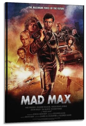 SUEJGUSJLU Mad Max 1 Filmposter, dekoratives Gemälde, Leinwand, Wandposter und Kunstdruck, moderne Familienschlafzimmer-Dekoration, Poster, 30 x 45 cm