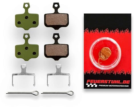 2 Sets Bremsbeläge passend für AVID Elixir 3E-Bike - Fahrrad - Mountainbike - Trekkingrad - Onroad/Offroad - Ognibene - Made in Italy