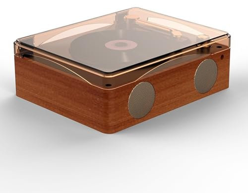 Lettore CD, Retro Album Player, Parete Altoparlante Bluetooth, Lettore vinile, Nostalgico giocatore di registrazione con altoparlante, Nostalgico giradischi Speaker,A