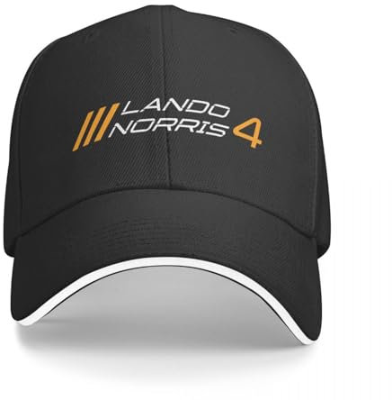EIILHUED Lando Norris 4 Baseball Caps Mode Männer Frauen Hüte