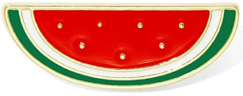 Pin's en forme de pastèque - Broche en forme de pastèque - Facile à assortir - En forme de fruit - Style 4