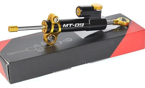 BYLKFC CNC Stabilizzatore Ammortizzatore di Sterzo per Moto per Yamaha MT09 MT-09 2013-2023 2021 2022 Controllo Stabilizzazione dello Sterzo di Sicurezza Regolabile Ammortizzatore(X-3)