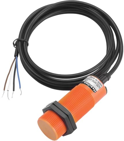 Heschen Kapazitiver Näherungssensor M30,1-20mm Erfassungsabstand, 10-30V DC, 200mA, 4-Draht (PNP NO+NC,SZC-M30-20DP3)