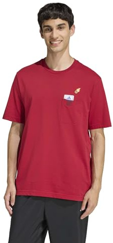adidas Herren Mini Embroidery Basketball Graphic T-Shirt Grafik-T-Shirt (kurzärmlig) (1er Pack)