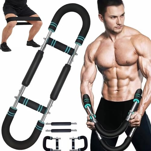 Twister Arm Trainer + Resistance Band – Adjustable Chest, Arm & Shoulder Workout Equipment for Men And Women
