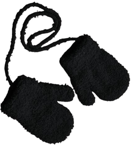Gwtdtoad Moufles Enfant Hiver,Moufles Épaisses Chaudes Mignonnes avec Attache - Antiperte Protection contre le Froid,Pour Fille Garçon 1 2 3 Ans