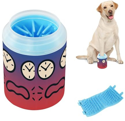 Time Pressure Look Portable Pet Foot Washer Soft Silicone Brush Feet Grooming Supplies for Dogs Cats
