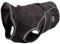 HUNTER Hundemantel UPPSALA SOFTSHELL, Farbe: schwarz, sportliches Design, wasser- und winddicht, mit weichem Fleece-Innenfutter, individuell einstellbar, reflektierend, waschbar, Größe: 35