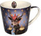 Geschenk für den royalen Hirsch-Punker Tasse Becher Hirsch Punker Blau Porzellan Vegan