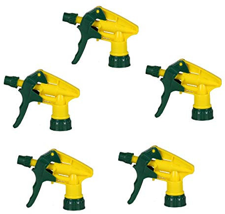 OUNONA 5 pulverizador de gatillo pulverizadores industriales Resistentes a los Productos químicos para jardinería, Limpieza de Ventanas y Suministro de Janitorial (Color Aleatorio)