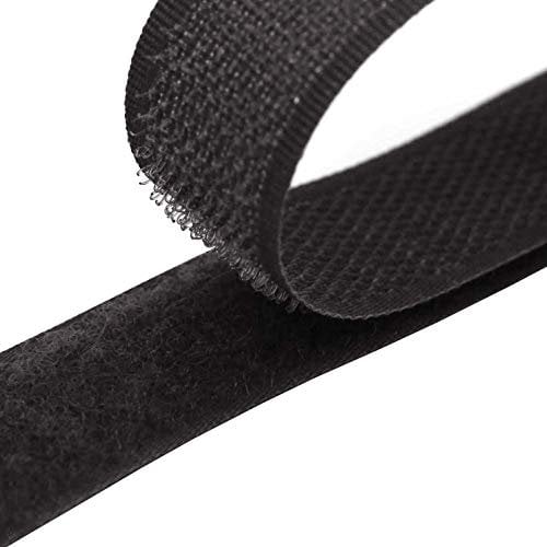 4m Klettband zum Nähen 20mm Flausch- & Hakenband 50 Farben Klettverschluss, Größe:20mm, Gurtband:916 grafitgrau