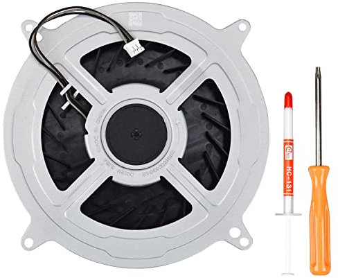 New PS5 CPU Cooling Fan, Internal Cooler Fan Replacement for Sony Playstation 5 PS5 Series 12V 2.15A 23 Blades