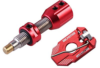 BICASTER Bogenschießen Kissen + Pfeilauflage beidhändig magnetischer Rückprall – 1 Set (rot)