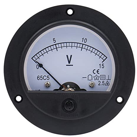 WANGCL DC 0–20 V Analoges Panel-Messgerät, Spannungsmesser, analoges Voltmeter