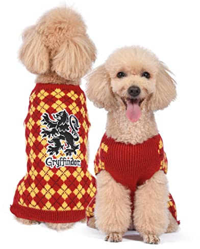 Gryffindor FF19070 Haustierpullover - Harry Potter Kostüme für Hunde, Rot, Größe M