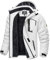 KEFITEVD Skijacke Herren Winddicht Softshelljacke Winter Warm Outdoorjacke mit Kapuze Wasserabweisend Atmungsaktiv Übergangsjacke für Snowboard Wandern Weiß S