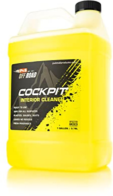 P&S Off Road Cockpit Interior Cleaner – Residue-Free for Plastics, Vinyl, Rubber & Leather – Safe & Ready-to-Use for ATVs, UTVs, Side-by-Sides & More - 1 Gallon