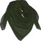 Harrys-Collection Unisex Bandana Uni Farben 100% Baumwolle! 52 X 52 cm, Farbe:uni oliv