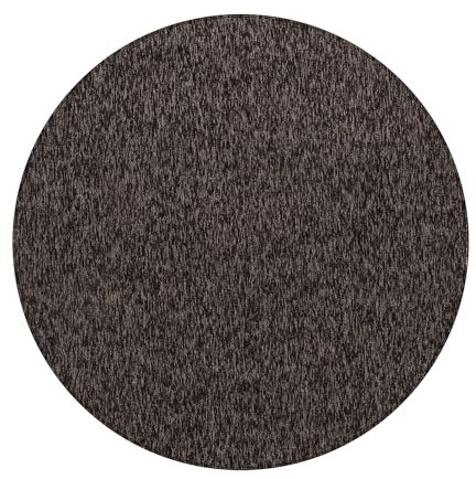 Carpetsale24 Runder Teppich 160 cm Braun, Einfarbiger Kurzflor Schlingenteppich für Wohnzimmer, Schlafzimmer oder Essbereich, Modern, weich & pflegeleicht