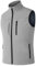 Zzkouine Running Vest Outerwear, Leggero Antivento Fleece-Lined Softshell Giacca Senza Maniche Per Golf Full-Zip Leggero Polar Fleece Vest Outerwear Con 10 Tasche Caldo Inverno Giacca-light grey-3XL