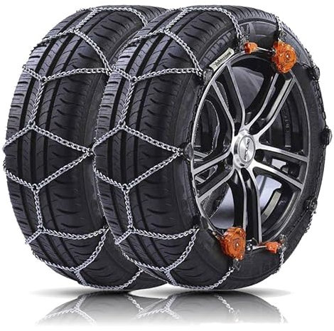 Weisenfels Schneeketten, 7 mm, Modell Sieben M45, Größe 225/55 R17, TÜV, CUNA und ONORM V5117 – für Autos mit mittlerem und großem Hubraum