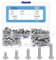 DTGN 100-teiliges #10-24 Innensechskantschrauben-Set mit Innensechskantkopf – 3/8 Zoll, 1/2 Zoll, 5/8 Zoll, 3/4 Zoll, 1 Zoll, 304 Edelstahl, UNC-Gewinde