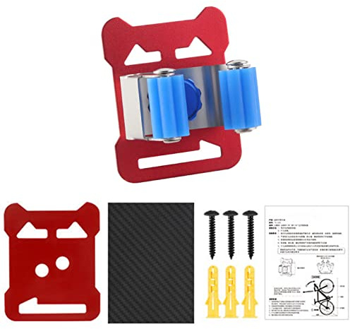 bellv Bicycle Parking Buckle, Bike Hook for Storage of Bicycles in the Garage | Bicycle Carrier, Bike Rack for Garage, Wall Mount, Space-Saving, Adjustable for Folding Bikes