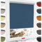 Schuette® Verdunkelungsrollo ohne Bohren/mit Bohren 2in1 ● Thermo Rollo Kollektion: Navy Blue (Blue) ● 80 x 130 cm (Breite x Höhe) ● Suprafix Klemmrollo = Klemmfix 2.0 ● 60s Montage mit Video
