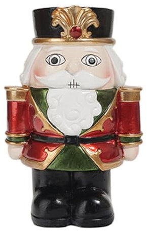 Slakerbe Kerzenständer,Kerzenhalter in Form eines Nussknackers Kerzenleuchter Elegant Vintage Kerzen Ständer für Abendessen Bei Kerzenlicht Hochzeit Party Zuhause Deko