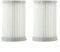 EXTRWORY 2 Pieces Filter Kit 9001959494 for Zanussi EF75B ZAN7620 ZAN7620EL ZAN7635 ZAN7635EL Vacuum Cleaner Filter Element