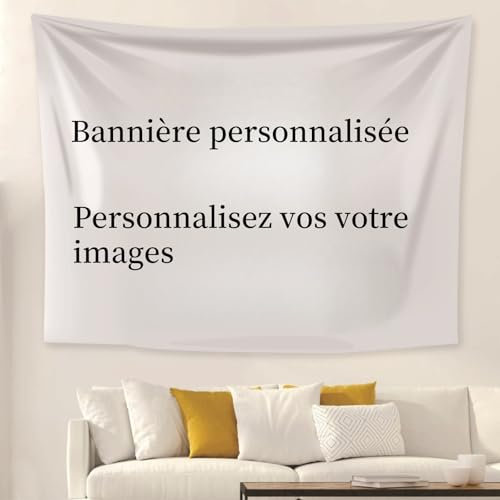 Individuelles Banner, 180 x 110 cm, personalisierbares Banner mit Ihrem Bild/Design/Logo, DIY, personalisierte Banner, Dekoration für Wandgeburtstage, Hochzeiten, Partys und Gruppenveranstaltungen