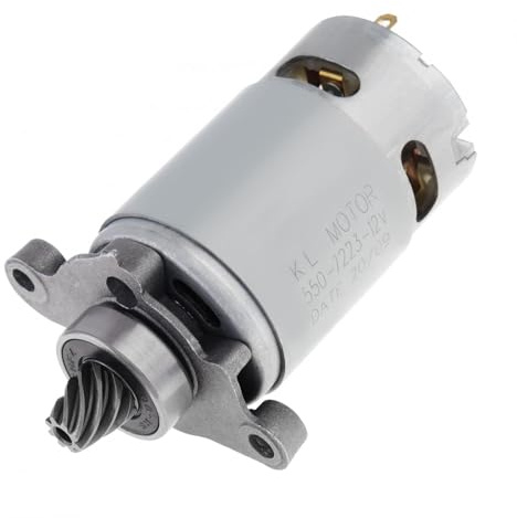 ZVKV 8 Teeth RS550 DC Motor 12V High Power Reciprocating Electric Saw Motor | for Handheld Cutting with Conical Teeth Gear