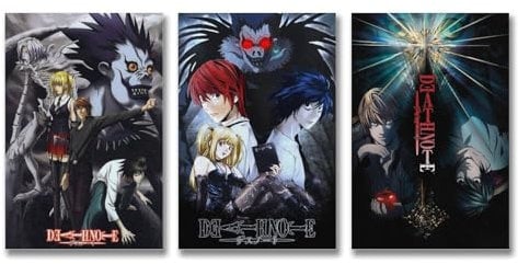 Maqiae Vintage Cartoon, Geometrisch Leinwandposter Set 3 Stück für Schlafzimmer, Hochformat 08x12inch (20x30cm) - 3pcs