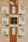 Set da tavola da 14 pezzi, motivo: albero dei desideri, piatti lavabili in lavastoviglie e adatti al microonde, design turco fatto a mano, stoviglie in ceramica, set di ciotole per pasta di lusso