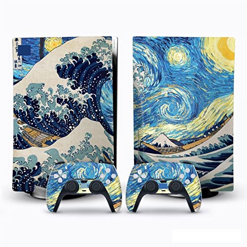 Skin Sticker Compatible For PS5 Skin Disc Edition Anime Console And Controller Vinyl Cover Skins Wraps For PS5 Disc Version(86156) Decal Cover Wrap