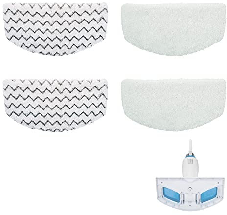 Bonus Life Steam Mop Pads for Bissell PowerFresh 1940 1806 Replacement Parts, 4 Pack
