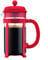 Bodum Java Cafetera de émbolo 8 Tazas, Rojo, 8 Taza