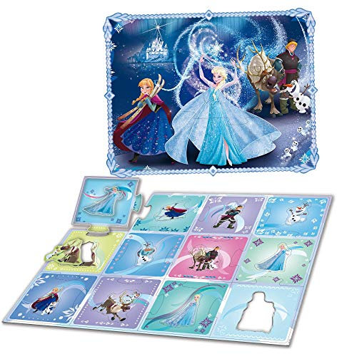 Liscianigiochi 68029 Disney Frozen Die Eiskönigin TAPPETINO ACTIVITY MAT, Mehrfarbig