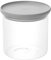 Berghoff 3950137 Vorratsdose aus Glas, Deckel grau