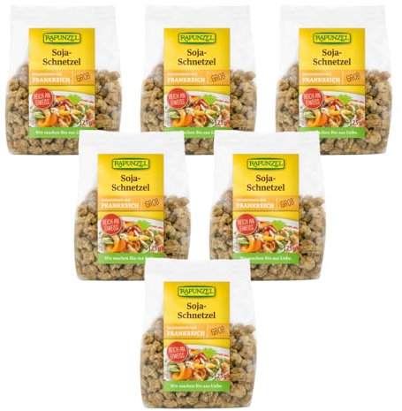 Rapunzel - Soja-Schnetzel grob - 125 g - 6er Pack